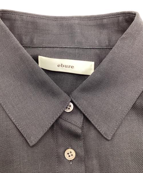 ebure（エブール）ebure (エブール) ドライビエラ ハーフスリーブシャツ ネイビー サイズ:38の古着・服飾アイテム