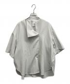 ENFOLDエンフォルド）の古着「CIRCLE PULLOVER」｜ライトグレー