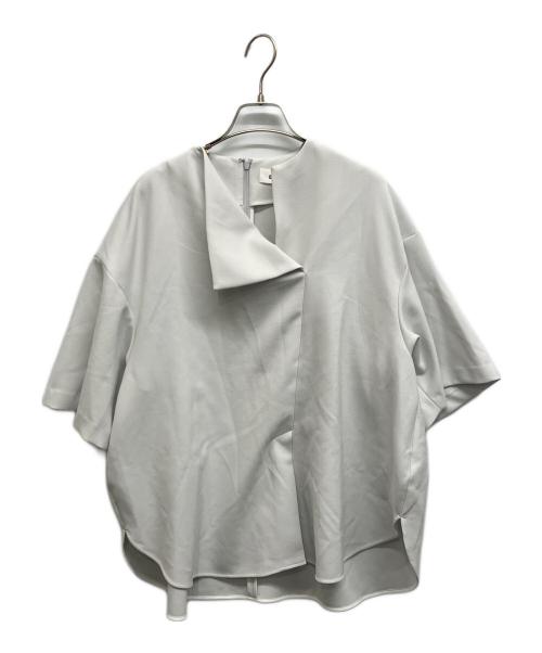 ENFOLD（エンフォルド）ENFOLD (エンフォルド) CIRCLE PULLOVER ライトグレー サイズ:38の古着・服飾アイテム