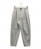 ENFOLDエンフォルド）の古着「CARROT PANTS」｜ライトグレー