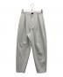 ENFOLD（エンフォルド）の古着「CARROT PANTS」｜ライトグレー