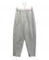 ENFOLD (エンフォルド) CARROT PANTS ライトグレー サイズ:38：12000円
