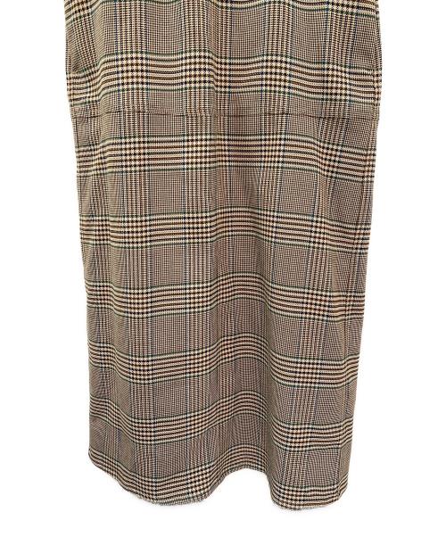 MM6 Maison Margiela（エムエムシックスメゾンマルジェラ）MM6 Maison Margiela (エムエムシックスメゾンマルジェラ) ノースリーブワンピース ブラウン サイズ:38の古着・服飾アイテム