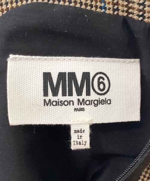 MM6 Maison Margiela（エムエムシックスメゾンマルジェラ）MM6 Maison Margiela (エムエムシックスメゾンマルジェラ) ノースリーブワンピース ブラウン サイズ:38の古着・服飾アイテム
