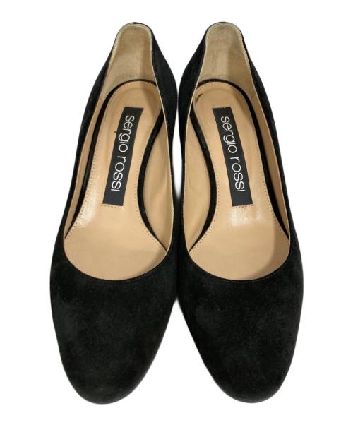 sergio rossi（セルジオロッシ）sergio rossi (セルジオロッシ) パンプス ブラック サイズ:37の古着・服飾アイテム