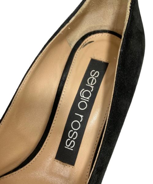 sergio rossi（セルジオロッシ）sergio rossi (セルジオロッシ) パンプス ブラック サイズ:37の古着・服飾アイテム