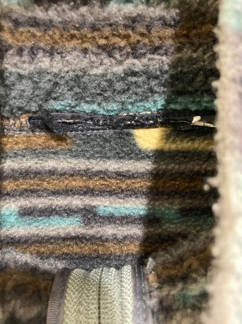 Patagonia（パタゴニア）Patagonia (パタゴニア) プリンテッドシャーリングシンチラセーター グレー サイズ:不明(実寸をご参考下さい)の古着・服飾アイテム