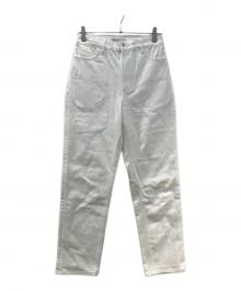 STUDIO NICHOLSON（スタジオ ニコルソン）の古着「ホワイトデニムパンツ」｜ホワイト