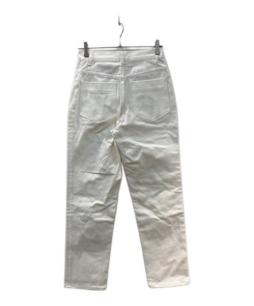 STUDIO NICHOLSON（スタジオ ニコルソン）STUDIO NICHOLSON (スタジオ ニコルソン) ホワイトデニムパンツ ホワイトの古着・服飾アイテム