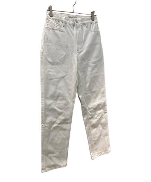 STUDIO NICHOLSON（スタジオ ニコルソン）STUDIO NICHOLSON (スタジオ ニコルソン) ホワイトデニムパンツ ホワイトの古着・服飾アイテム