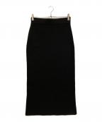 Pinky & Dianneピンキーアンドダイアン）の古着「ニットタイトスカート」｜ブラック