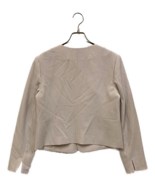 UNTITLED（アンタイトル）UNTITLED (アンタイトル) ノーカラージャケット ベージュ サイズ:SIZE 2の古着・服飾アイテム