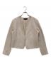 UNTITLED（アンタイトル）の古着「ノーカラージャケット」｜ベージュ