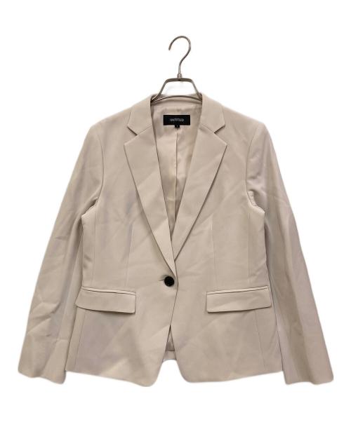 UNTITLED（アンタイトル）UNTITLED (アンタイトル) テーラードジャケット ベージュ サイズ:SIZE 2の古着・服飾アイテム