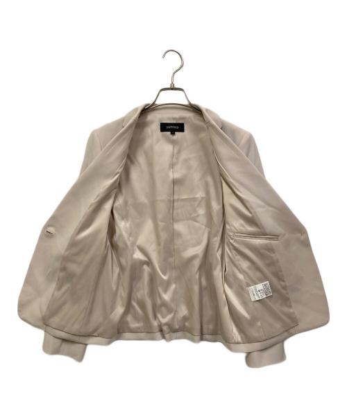 UNTITLED（アンタイトル）UNTITLED (アンタイトル) テーラードジャケット ベージュ サイズ:SIZE 2の古着・服飾アイテム