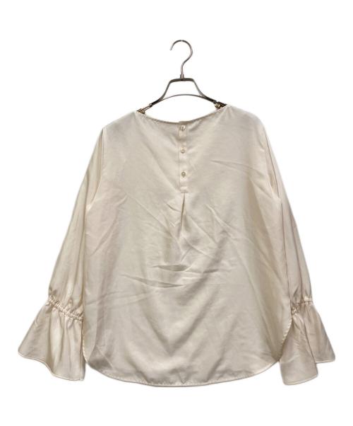 qualite（カリテ）qualite (カリテ) ブライトツイルベルブラウス アイボリー サイズ:SIZE Freeの古着・服飾アイテム