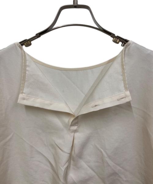 qualite（カリテ）qualite (カリテ) ブライトツイルベルブラウス アイボリー サイズ:SIZE Freeの古着・服飾アイテム