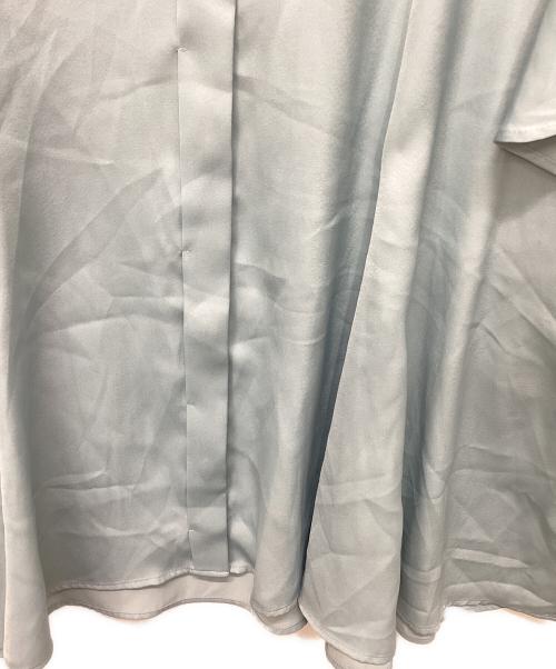 qualite（カリテ）qualite (カリテ) フレアーパネルブラウス ブルー サイズ:Freeの古着・服飾アイテム