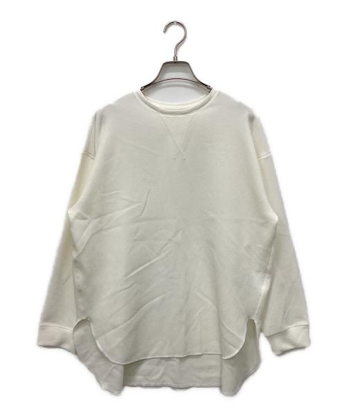 Whim Gazette（ウィムガゼット）Whim Gazette (ウィムガゼット) Vガゼットプルオーバー アイボリー サイズ:36の古着・服飾アイテム