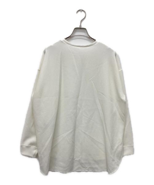 Whim Gazette（ウィムガゼット）Whim Gazette (ウィムガゼット) Vガゼットプルオーバー アイボリー サイズ:36の古着・服飾アイテム