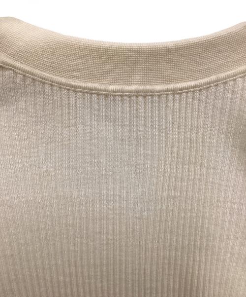 RAY BEAMS（レイ ビームス）RAY BEAMS (レイ ビームス) リブ ポロ カーディガン アイボリー サイズ:SIZE Freeの古着・服飾アイテム