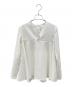 YOKO CHAN（ヨーコチャン）の古着「パールAラインブラウス」｜アイボリー