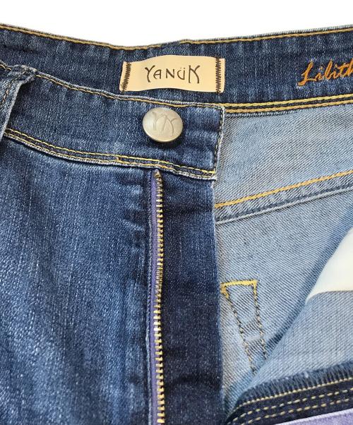 YANUK（ヤヌーク）YANUK (ヤヌーク) LILITH ワイドストレートデニム　57102071 インディゴ サイズ:25の古着・服飾アイテム