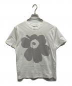 marimekkoマリメッコ）の古着「Unikko Placement Tシャツ」｜ホワイト