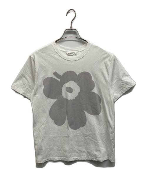 marimekko（マリメッコ）marimekko (マリメッコ) Unikko Placement Tシャツ ホワイト サイズ:Mの古着・服飾アイテム