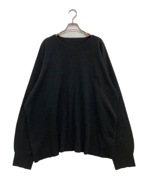 HOMME PLISSE ISSEY MIYAKE（オム プリッセ イッセイ ミヤケ）HOMME PLISSE ISSEY MIYAKE (オム プリッセ イッセイ ミヤケ) BASIC KNIT ブラック サイズ:FREEの古着・服飾アイテム