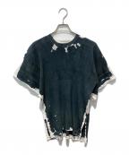 HaaT ISSEY MIYAKEハート イッセイ ミヤケ）の古着「KYO CHIJIMI OVER PRINT」｜ブラック