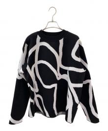 PLEATS PLEASE（プリーツプリーズ）の古着「PAUSE KNIT」｜ブラック