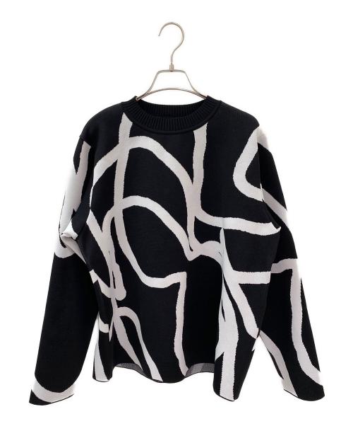 PLEATS PLEASE（プリーツプリーズ）PLEATS PLEASE (プリーツプリーズ) PAUSE KNIT ブラック サイズ:Freeの古着・服飾アイテム