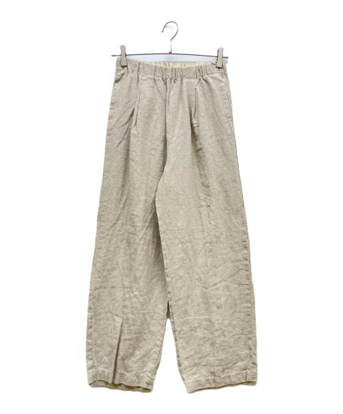 KAGURE（カグレ）kagure (カグレ) リネンイージートラウザー ベージュ サイズ:Freeの古着・服飾アイテム