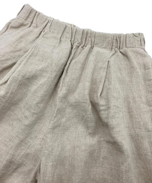 KAGURE（カグレ）kagure (カグレ) リネンイージートラウザー ベージュ サイズ:Freeの古着・服飾アイテム