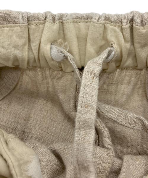 KAGURE（カグレ）kagure (カグレ) リネンイージートラウザー ベージュ サイズ:Freeの古着・服飾アイテム