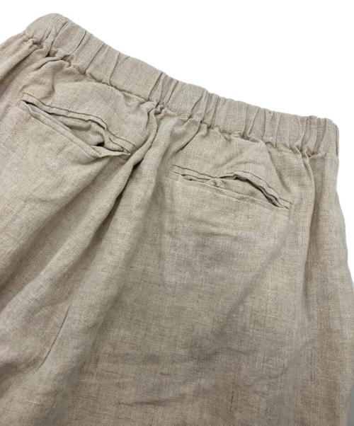 KAGURE（カグレ）kagure (カグレ) リネンイージートラウザー ベージュ サイズ:Freeの古着・服飾アイテム
