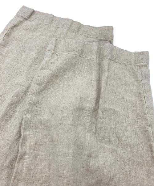 KAGURE（カグレ）kagure (カグレ) リネンイージートラウザー ベージュ サイズ:Freeの古着・服飾アイテム