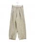 kagure（カグレ）の古着「リネンイージートラウザー」｜ベージュ