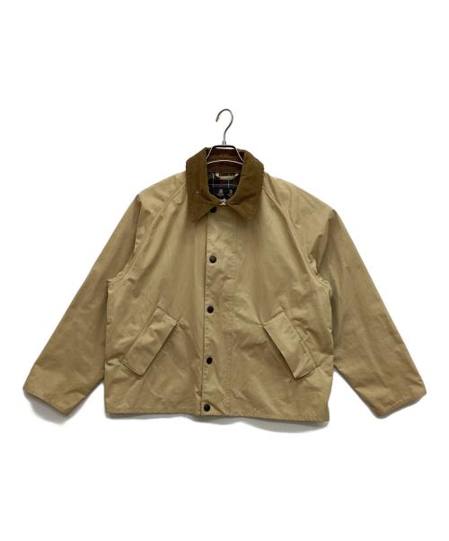 Barbour（バブアー）Barbour (バブアー) ピーチスキン コットン ショートレングスブルゾン ベージュ サイズ:SIZE 36の古着・服飾アイテム