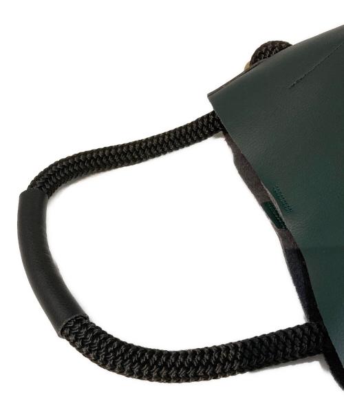 ZUCCA（ズッカ）ZUCCA (ズッカ) YACHT ROPE BAG グリーンの古着・服飾アイテム