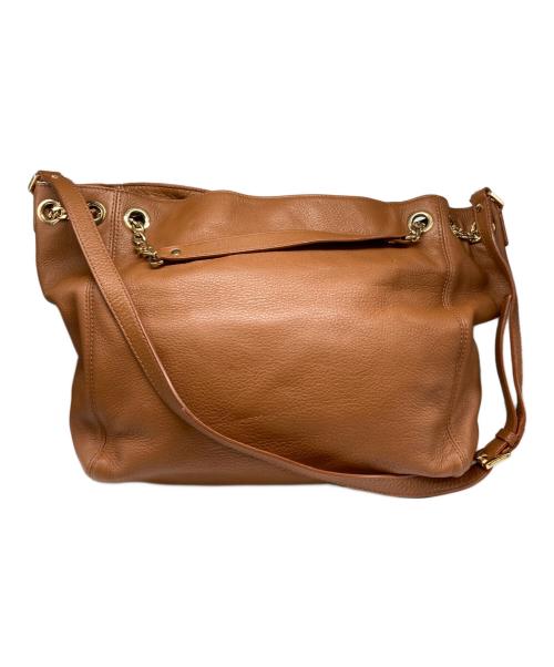 MICHAEL MICHAEL KORS（マイケル マイケルコース）MICHAEL MICHAEL KORS (マイケル マイケルコース) チェーン2WAYトートバッグ ブラウンの古着・服飾アイテム