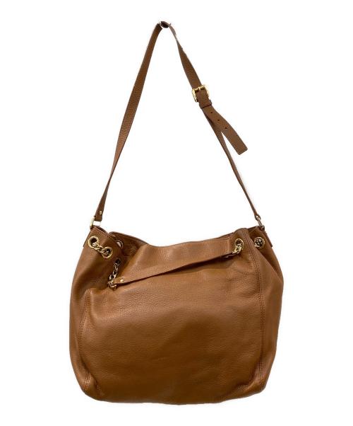 MICHAEL MICHAEL KORS（マイケル マイケルコース）MICHAEL MICHAEL KORS (マイケル マイケルコース) チェーン2WAYトートバッグ ブラウンの古着・服飾アイテム