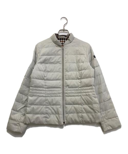 Aquascutum（アクアスキュータム）Aquascutum (アクアスキュータム) 4WAYフーデットジャケット ライトグレー サイズ:8の古着・服飾アイテム