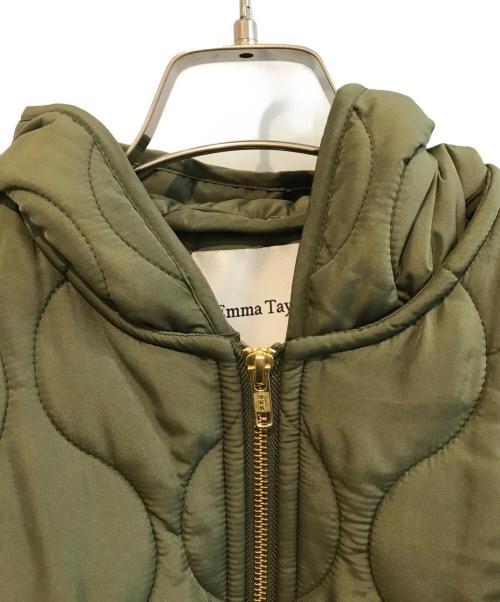 Emma Taylor（エマテイラー）Emma Taylor (エマテイラー) 美シルエット3wayキルティングフードコート オリーブ サイズ:38の古着・服飾アイテム