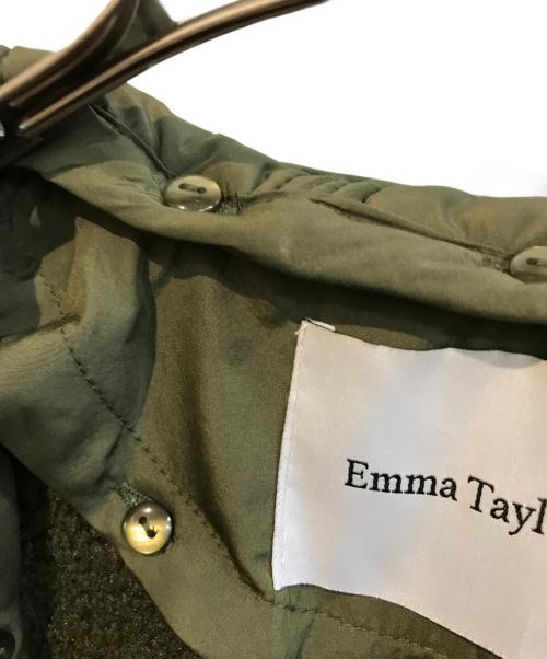 Emma Taylor（エマテイラー）Emma Taylor (エマテイラー) 美シルエット3wayキルティングフードコート オリーブ サイズ:38の古着・服飾アイテム