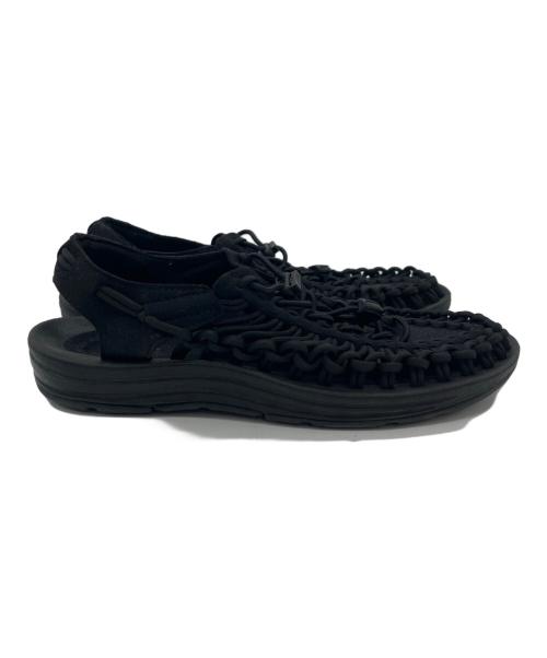 KEEN（キーン）KEEN (キーン) ユニークサンダル ブラック サイズ:24.5の古着・服飾アイテム