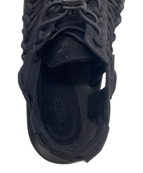 KEEN（キーン）KEEN (キーン) ユニークサンダル ブラック サイズ:24.5の古着・服飾アイテム