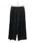 BARNYARDSTORM（バンヤードストーム）の古着「ダブルクロスワイドパンツ」｜ブラック