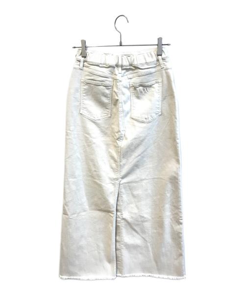 GOOD GRIEF!（グッドグリーフ）GOOD GRIEF! (グッドグリーフ) A Line Fringe Hem Skirt　MXSR24L アイボリー サイズ:Sの古着・服飾アイテム